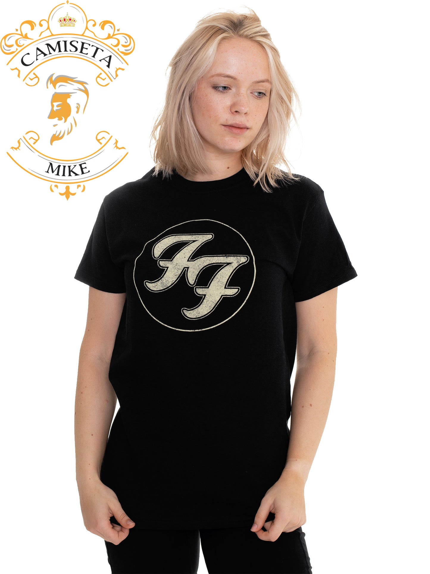 Camiseta Foo Fighters BN