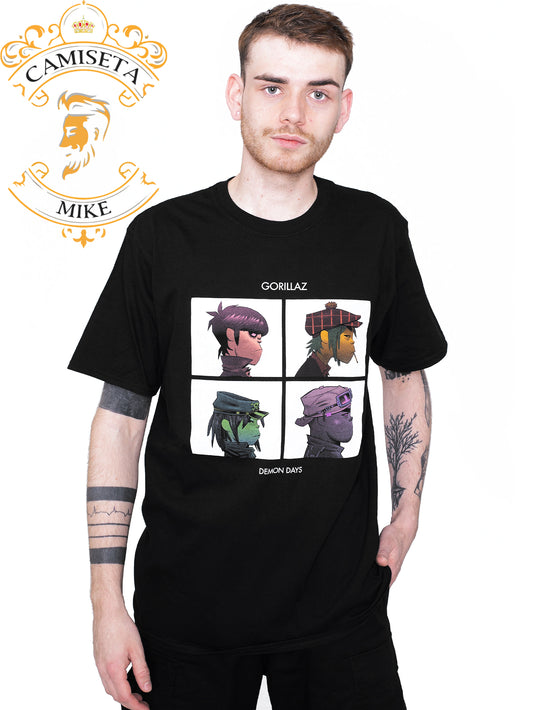 Camiseta Gorillaz Demon