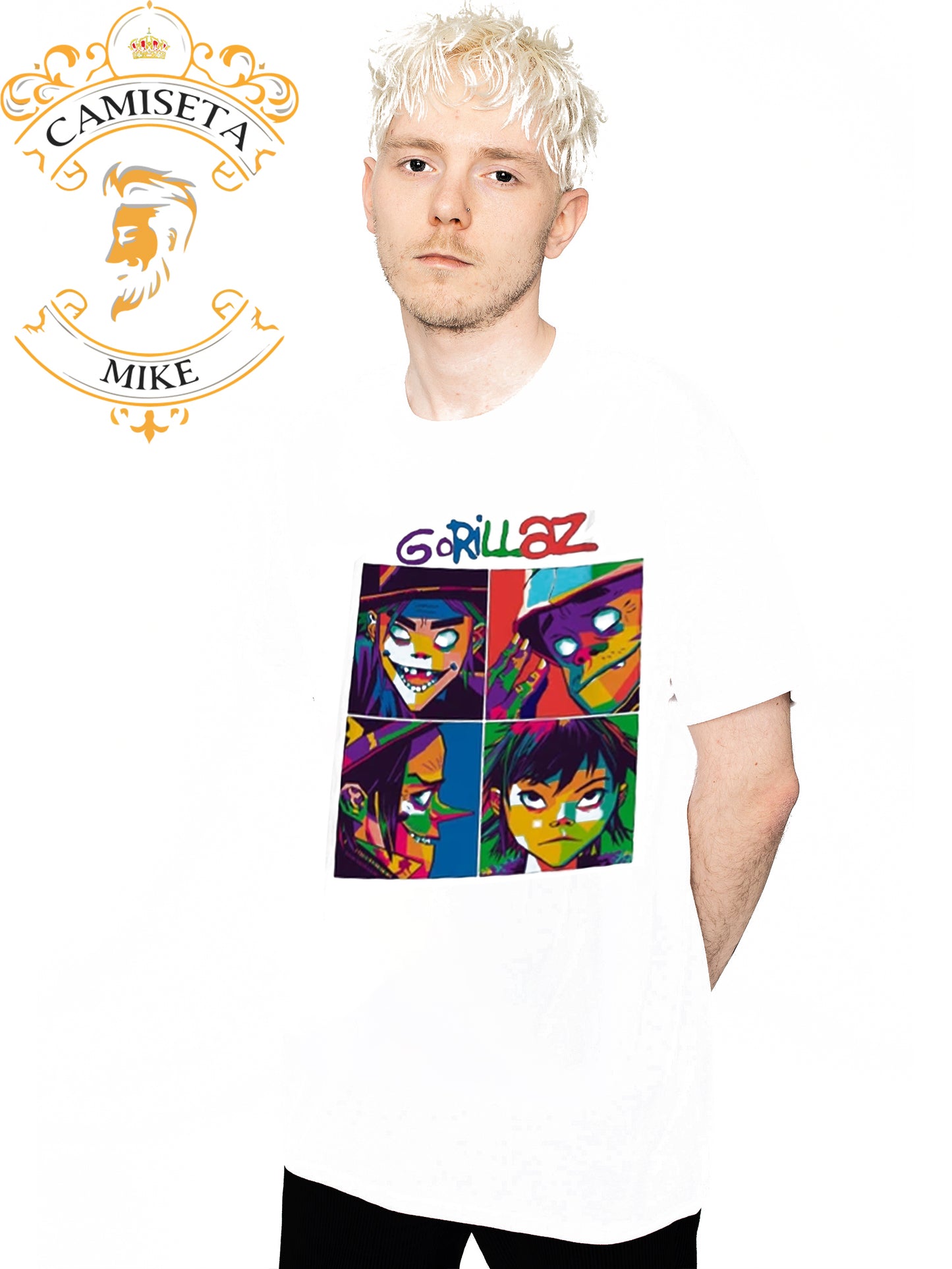Camiseta Gorillaz D2