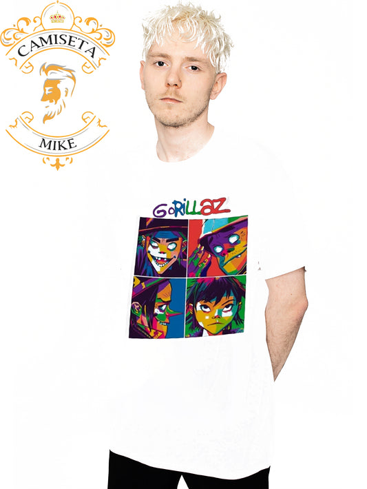Camiseta Gorillaz D2