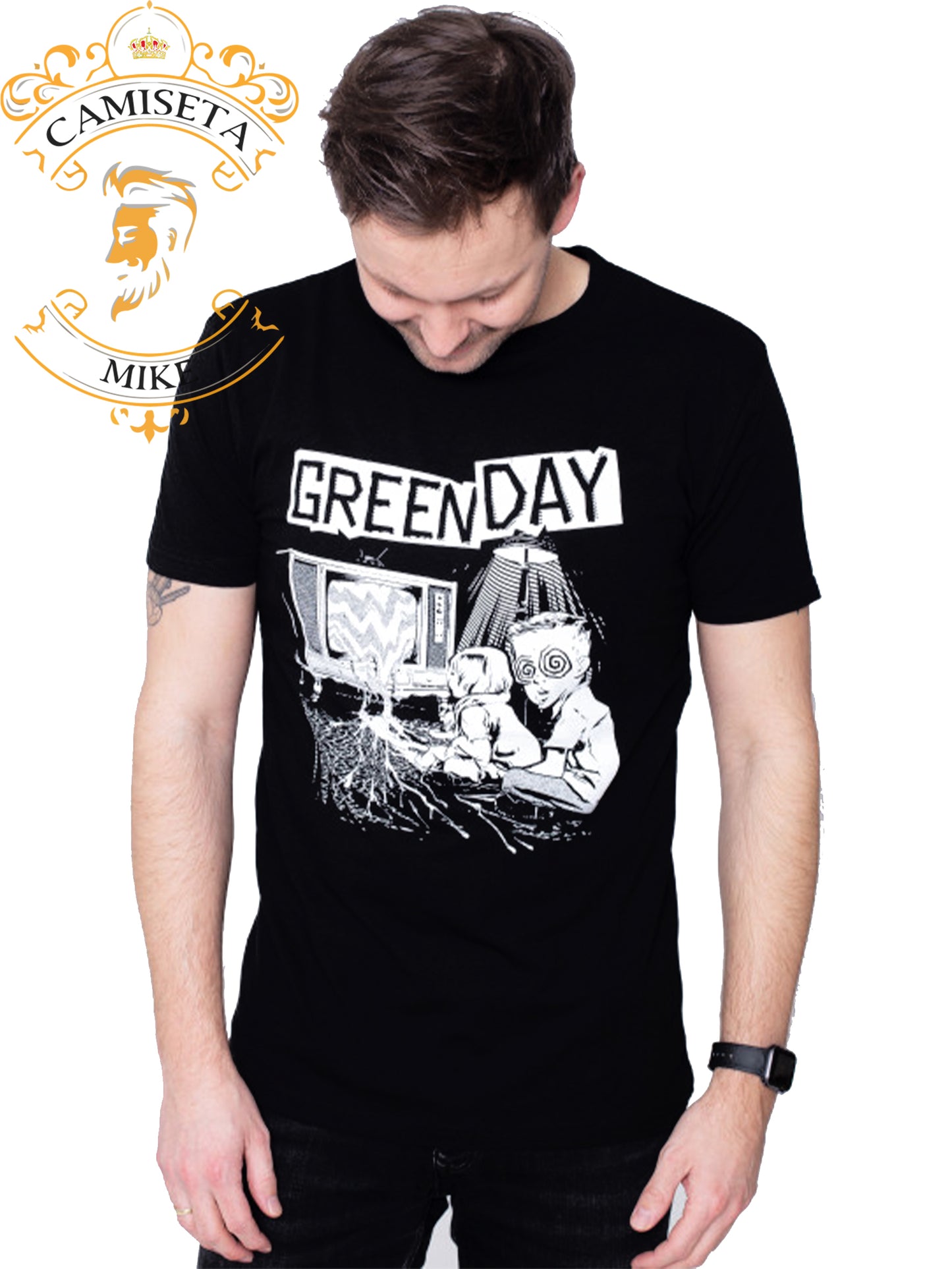 Camiseta Green Day BN