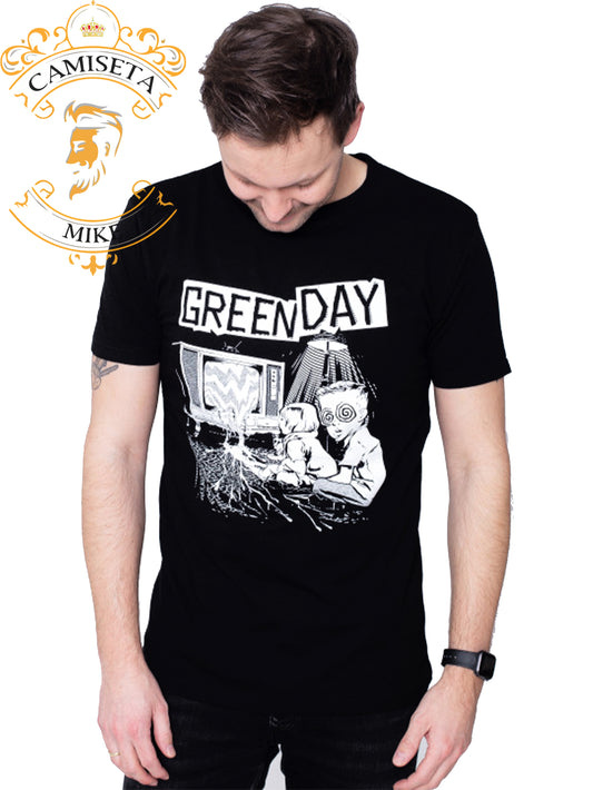 Camiseta Green Day BN