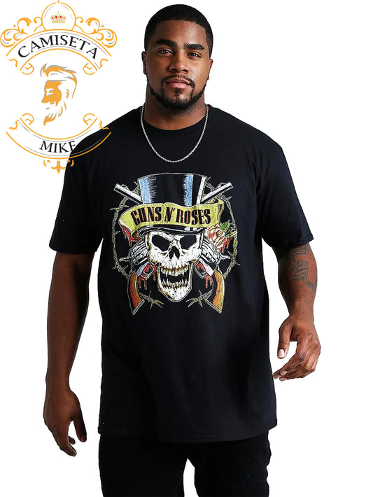 Camiseta Guns And Roses Skull