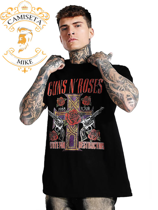 Camiseta Guns And Roses Long