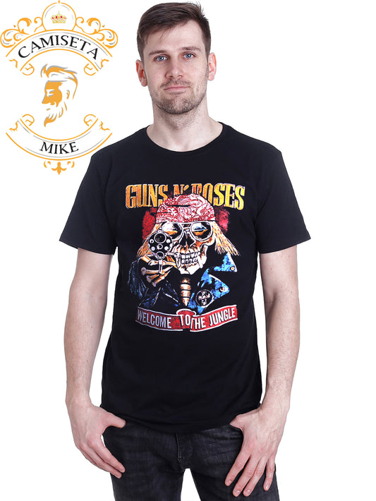 Camiseta Guns And Roses Jungle