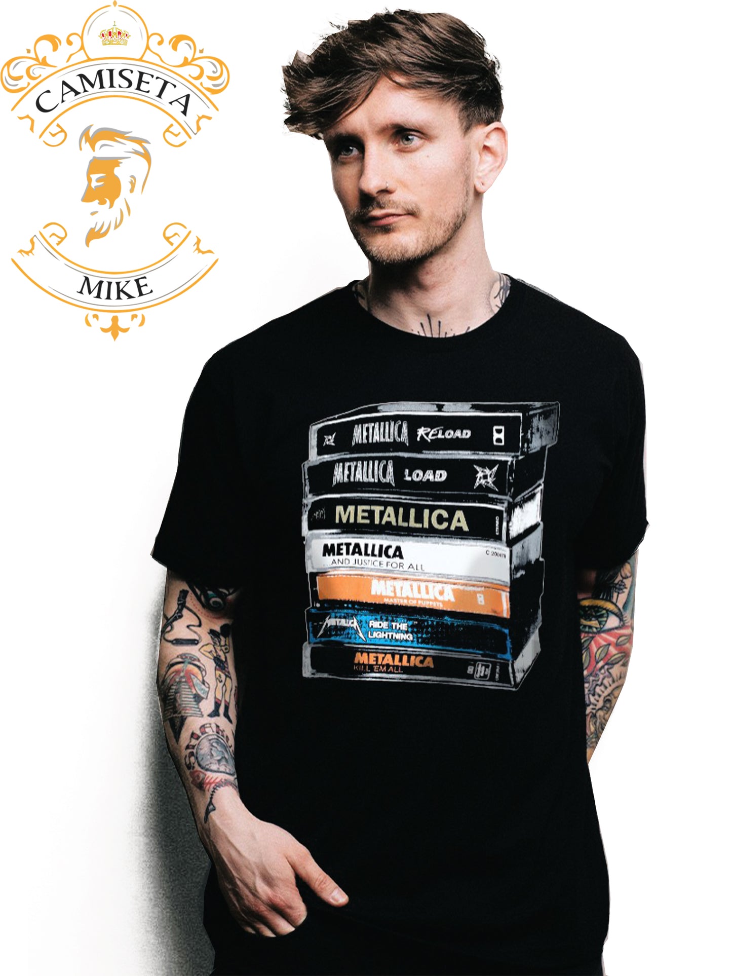 Camiseta Metallica Cassete