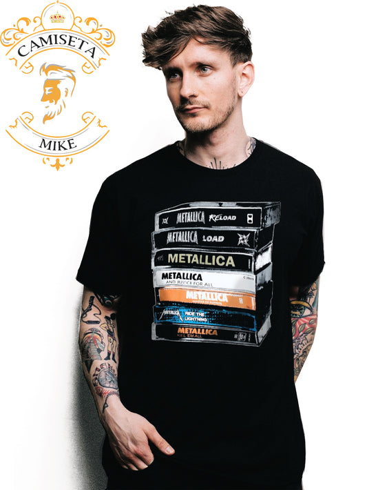 Camiseta Metallica Cassete