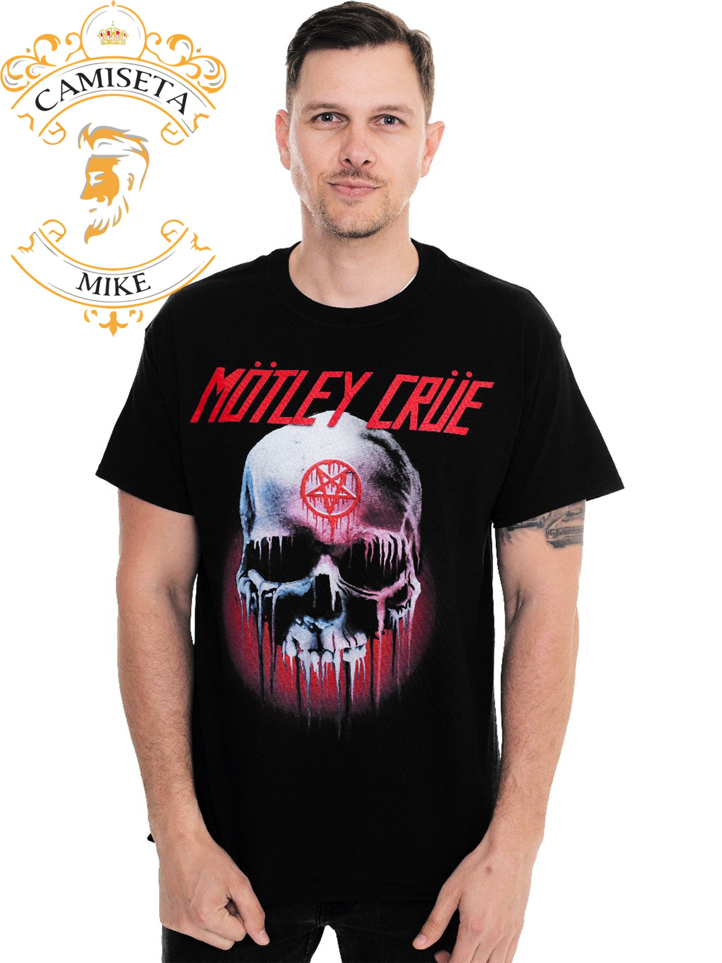 Camiseta Motley Crue Skull