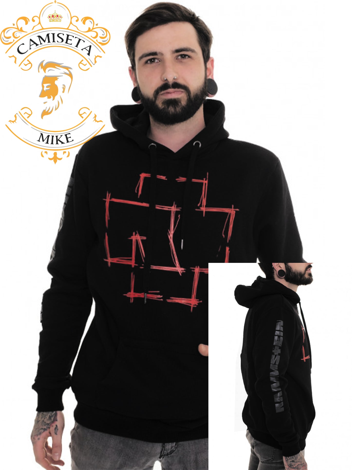 Hoddie Rammstein Red Cap